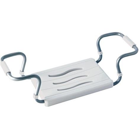 Asiento de bañera extensible grande 55-65cm Blanco - Max 120kg MSV