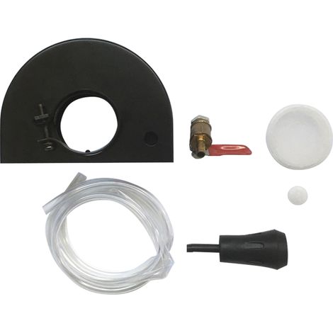 Ensemble de housse anti-poussière/couvercle anti-poussière de coupe/couvercle de protection pour meuleuse d'angle, adapté aux meuleuses d'angle et aux meuleuses d'angle portatives, avec sortie d'eau r (1/5)