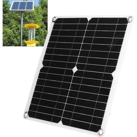 Kit panneau solaire flexible 40 W 18 V, module chargeur solaire monocristallin en silicium, étanche IP65 (1/5)