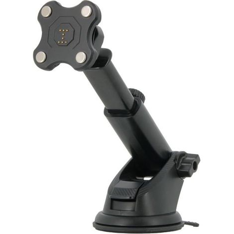 Support de téléphone - MOBILIS - Modèle Ventouse - Charge rapide 65W - Bras télescopique - Rotation 360° (1/2)