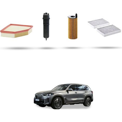 Kit tagliando 4 filtri compatibile con Bmw x5 (G05,F95) 25d 155kw dal 2019 (1/5)