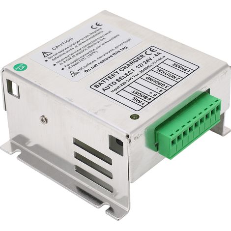 Generator-Batterieladegerät mit automatischer Spannungserkennung, 12–24 V DC, Motorladegerät, 220–240 V AC (1/5)