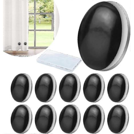 Lot de 10 poids magnétiques puissants pour rideaux de douche, sans couture, compatibles avec les rideaux de douche. (1/5)