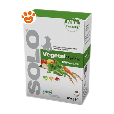 DRN Dog Solo Vegetal Adult Mini - DRN Dog Solo Vegetal Adult Mini - Sacco Da 800 Gr