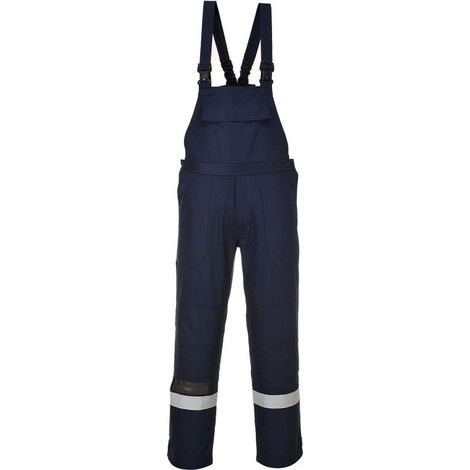 Cotte à Bretelles Bizflame Plus Couleur : Marine Taille L - Portwest (1/3)