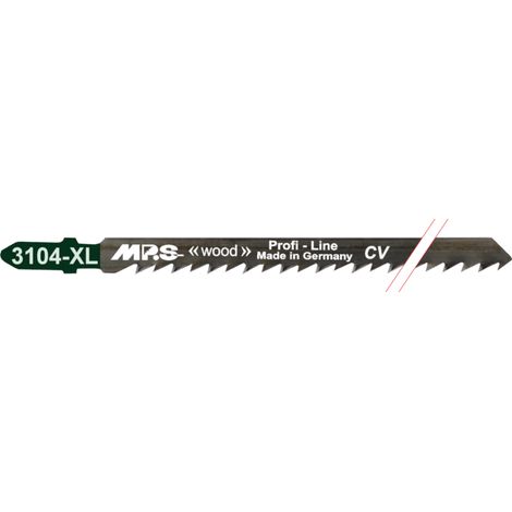 CV-Stichsägeblatt kreuzgeschliffen und geschränkt, GL 150/VL 130 mm, ZT 4,0mm/ 6TPI, 5er Pack