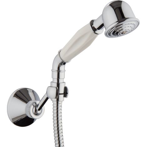 PaulGurkes Brausegarnitur Retro Nostalgie Handbrausen Set Duschkopf Schlauch (1/5)
