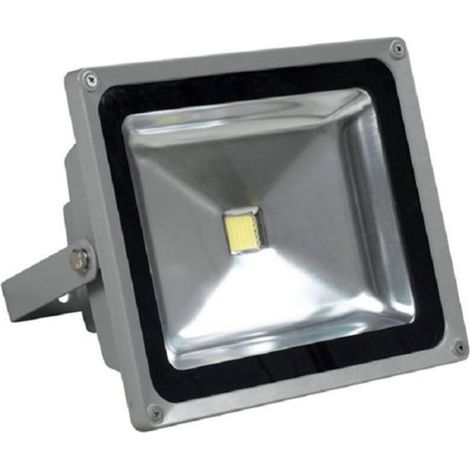 FARO PROIETTORE A LED AD ALTA LUMINOSITA' 30W POTENZA LUCE BIANCA 6000 K ESTERNO