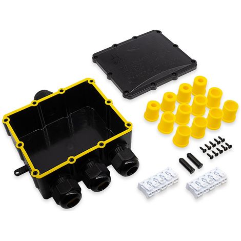 Verbindungsbox XXL groß 4-fach 5-polig IP68 wasserdicht 24A 450V (1/5)