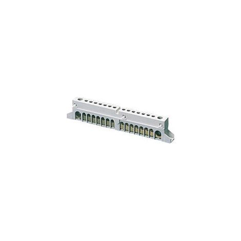 Gewiss – Bornier bipolaire pour tableau de distribution 1x25 + 7x10 – Courant nominal 125 A – Cosse électrique pour installations professionnelles