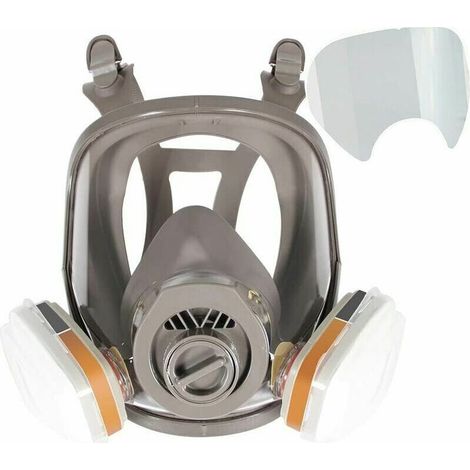 Écran facial 18 en 1, masque respiratoire réutilisable, masque à gaz, masque anti-poussière à vapeur de gaz pour le ponçage et le polissage des graffitis de soudage (1/5)