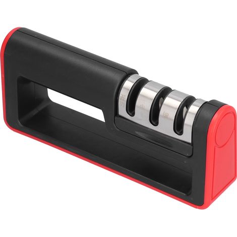 Affûteur de couteaux manuel 3 étapes pour usage domestique, multifonctionnel, en acier inoxydable (1/5)