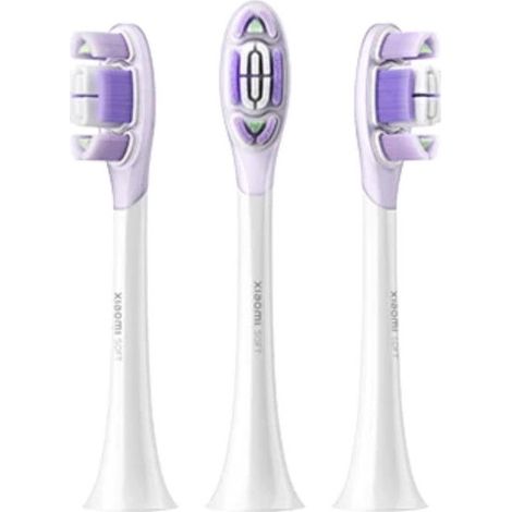 Xiaomi MBS309 Cabezal de Repuesto para Cepillo de Dientes Eléctrico de Oscilación Suave 3 pz Blanco/Púrpura
