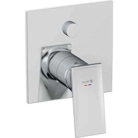 Monomando empotrado de bañera y ducha KLUDI-DECUS - Kit de acabado cromo, 547590575 (1/2)