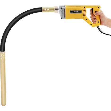 Agitateur électrique pour béton - 800 W - Agitateur d'intérieur professionnel - Vibromasseur industriel pour béton - À insérer dans le béton humide - Baie de 1 m de long - Fonctionnement continu (1/5)