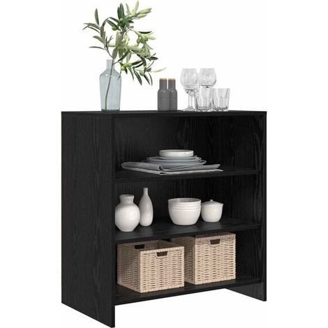 Buffet de Cuisine 70x41x75 cm, Meuble Rangement Bois d'Ingénierie avec Étagères, Console Entrée Moderne pour Salon Salle à Manger (1/5)