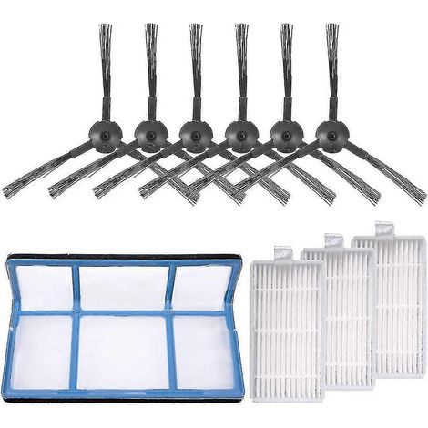 Pièce de rechange pour aspirateur robot iLife V3, V3s, V5 et V5s Pro : 1 filtre principal, 3 filtres et 6 filtres à poussière. (1/5)