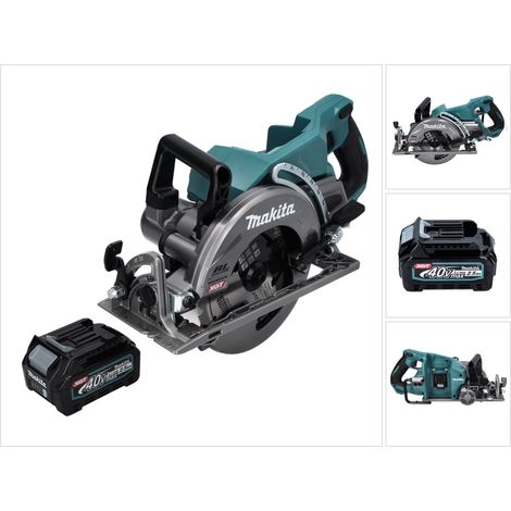 Makita RS 001 GD1 Sega circolare a batteria 40 V max. 185 mm Brushless + 1x batteria 2,5 Ah - senza caricabatteria