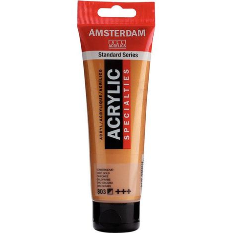 Peinture acrylique - TALENS - Amsterdam - Couleur or - 120ml - Japan Import (1/2)