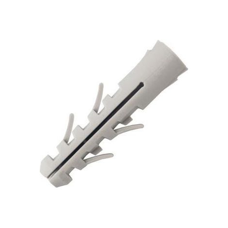 Cheville 100% nylon sans collerette - Quantité: 1200 - ø: 6 - Long (en mm): 30 - Profondeur de perçage (en mm): 40 - ø vis: 3.5 - 5.0 (1/2)