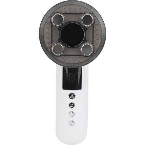 Appareil de remodelage corporel par microcourant, appareil de beauté amincissant et anti-cellulite avec lumière rouge et LED pour le rajeunissement de la peau (blanc). (1/5)