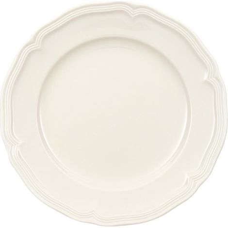 Assiette Plate Porcelaine Blanc 22 x 23 x 7 cm 1 Assiette (1/4)