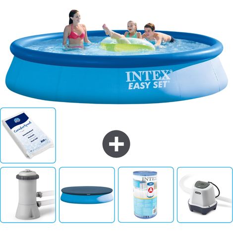 Intex Piscine Easy Set Ronde - 396x84 cm - 6-pièces S41096 (1/5)