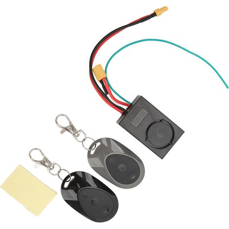 Système d'alarme antivol 115 dB avec 2 télécommandes pour trottinettes électriques, interface XT30 pour trottinettes M365 (1/5)