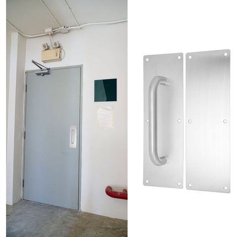 Feuerfester Türgriff aus Edelstahl 304, Durchgangstürgriff (1/5)