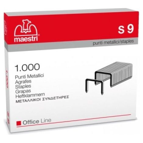 Punti Metallici Passo 23/9 Conf da 10000 Pz