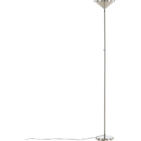 Lampadaire en Métal "Corong" 180cm Argent