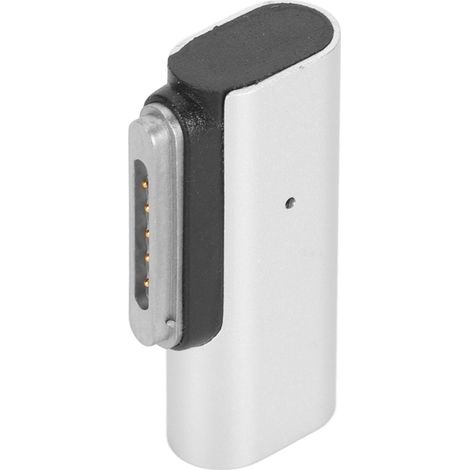 140-W-USB-C-auf-Magnet-PD-Schnellladeadapter mit LED-Anzeige, Zinklegierung, für MacBook Pro/Air, seitlicher Anschluss