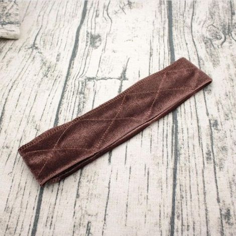 Lot de 2 bandeaux élastiques antidérapants marron pour perruque (1/5)