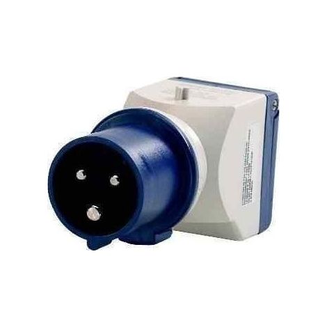 Adaptateur femelle française A mâle P17 pour camping-car et caravane (1/2)