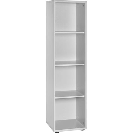 Étagère, Gris Clair, 39,3 x 39,5 x 152,8 cm (1/2)