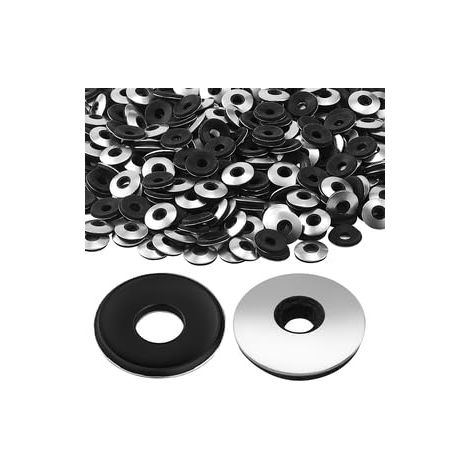 Lot de 200 Rondelles Caoutchouc EPDM M6.3x16mm Joint Plat Etancheite Rondelle Acier Inoxydable pour Vis Autoperceuses Cache Toiture Entretoise Fixation Metal sur Metal Interieur Exterieur (1/5)