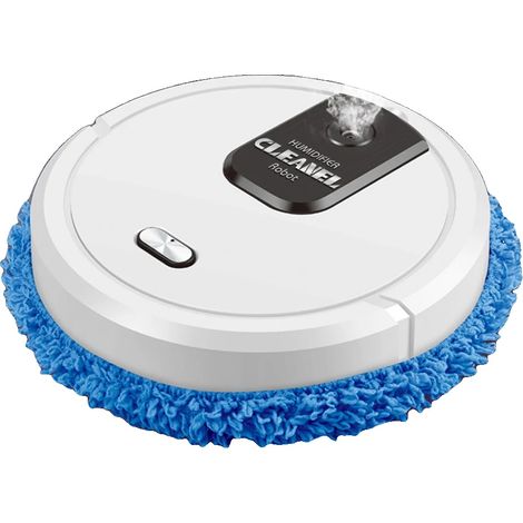 Robot de nettoyage de sol, fonctionnement automatique, fonction d'humidification, BLANC (1/5)
