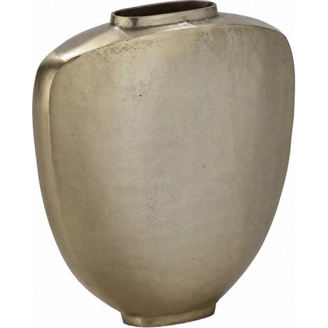 Vase en métal laiton vieilli sculptural - Laiton vieilli (1/5)
