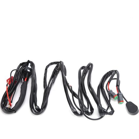 Faisceau de câbles 6,6 ft pour spots LED 12V 40A 1 vers 2 avec connecteur DT étanche IP67 pour auto moto (1/5)