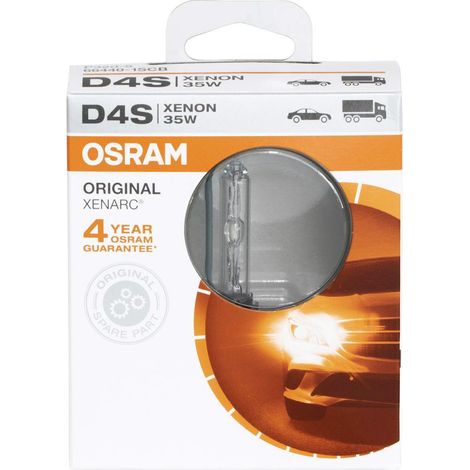 OSRAM XENARC ORIGINAL D4S HID Xenon-Brenner, OEM, 66440-1SCB, Softcover Box (1 Lampe) - Auto Lampe Premium E-geprüft - Versand DE (1/4)