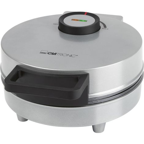 Clatronic HA 3833 1 barquillo(s) 1200 W Negro, Plata
