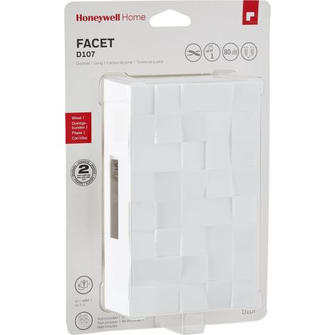 Honeywell Home D107 Campanella 6 - 12 V 80 dBA Bianco (1/5)