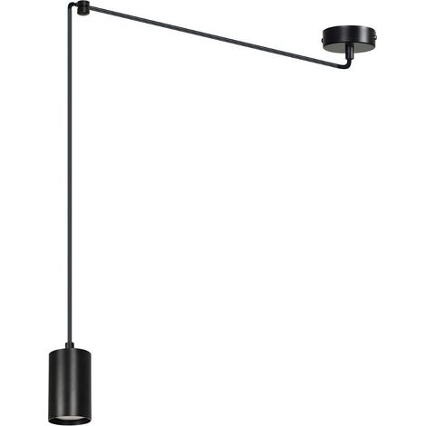 Emibig Traker lampada a sospensione nera GU10 1 luce (1/5)