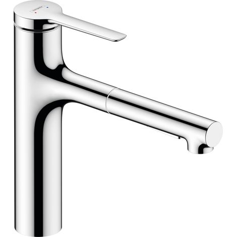 Hansgrohe Zesis M33 - Miscelatore da lavello 160, con doccetta estraibile, sBox lite, cromo 74804000 (1/5)