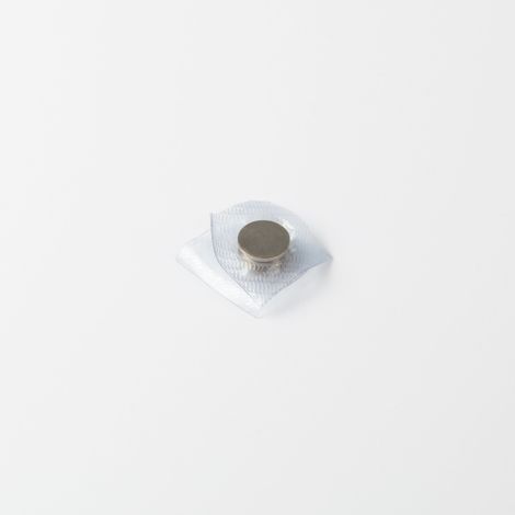 Magna-C Unsichtbare Textilschließe in PVC-Hülle 30x30mm (1/4)