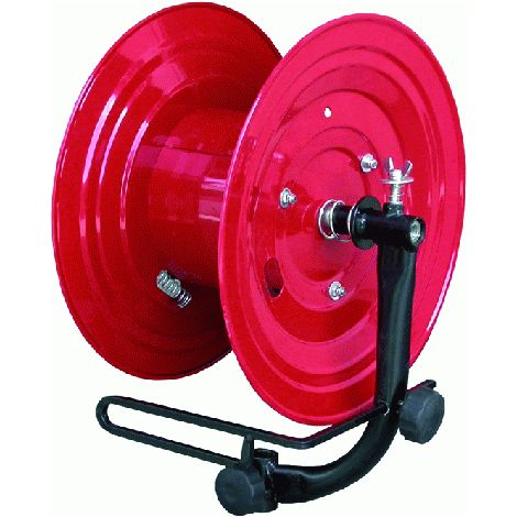 Avvolgitubo aria compressa mt 100 in acciaio verniciato con raccordi motocompressore abbacchiatore olive irrorazione