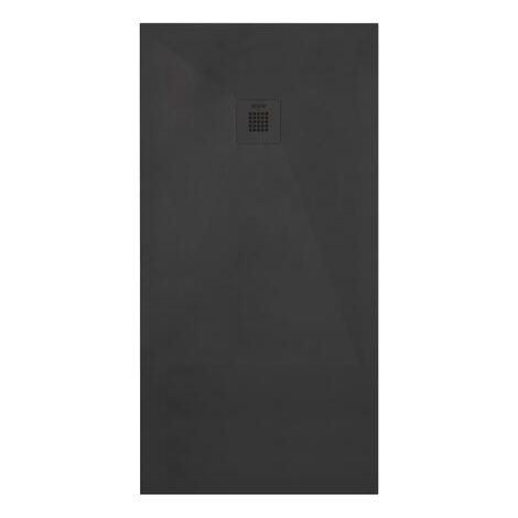 ONDEE - Plato de ducha NOLA 3 - Puede cortarse - 90x180x3cm - Resina - Negro (1/5)