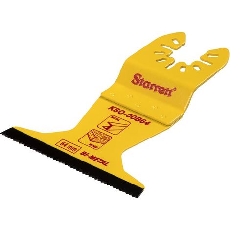 Starrett KSO-00B64 Flat-sided Bi-metal Oscillating Blade 40 x 64mm x 18 TPI