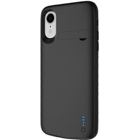 Étui de batterie externe 6000 mAh pour iPhone XR 6,1" avec support intégré (1/5)