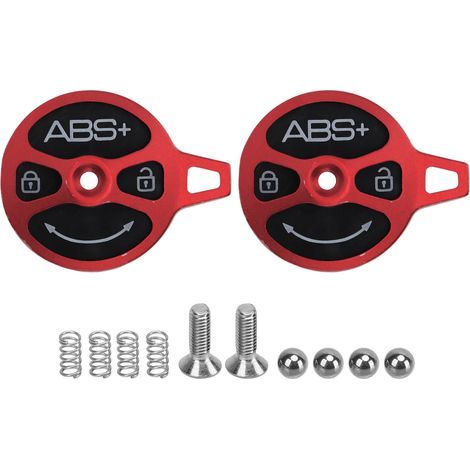 2 Paires de Patins de Frein V Silencieux Colorés pour VTT et Vélo de Route (1/5)